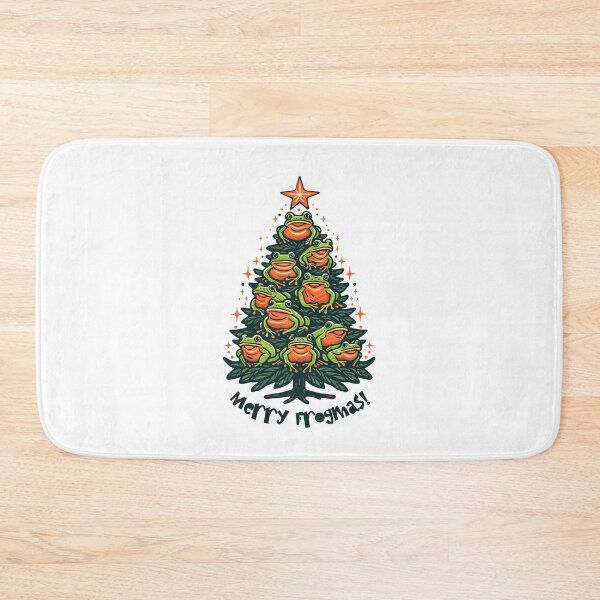 Item preview, Whimsical Croaks: Frogs Singing Merry Frogmas designed and sold by EmeraldeaArt.