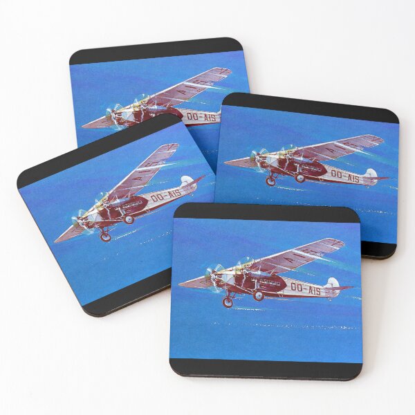 Item preview, 1928 Propellor Airplane Against Blue Sky 1978 Illustration designed and sold by RocketshipRetro.