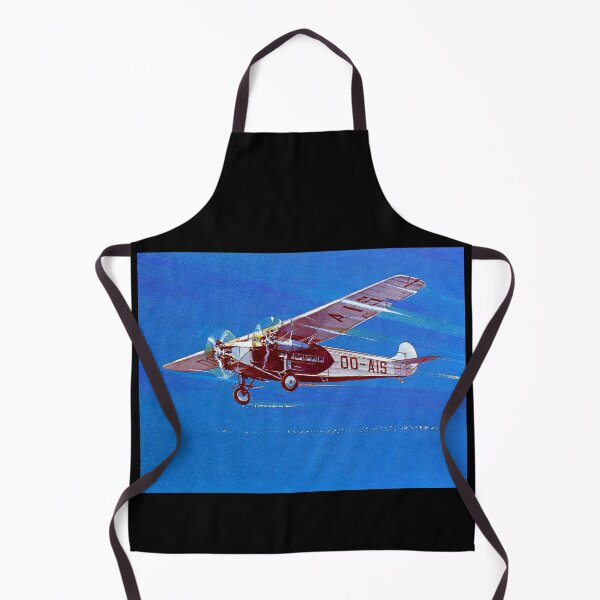 Item preview, 1928 Propellor Airplane Against Blue Sky 1978 Illustration designed and sold by RocketshipRetro.