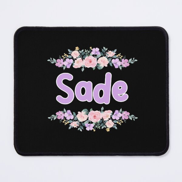 Item preview, Purple Flower Sade Name Label (Black) designed and sold by NormadWorld.