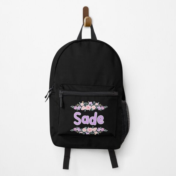 Item preview, Purple Flower Sade Name Label (Black) designed and sold by NormadWorld.