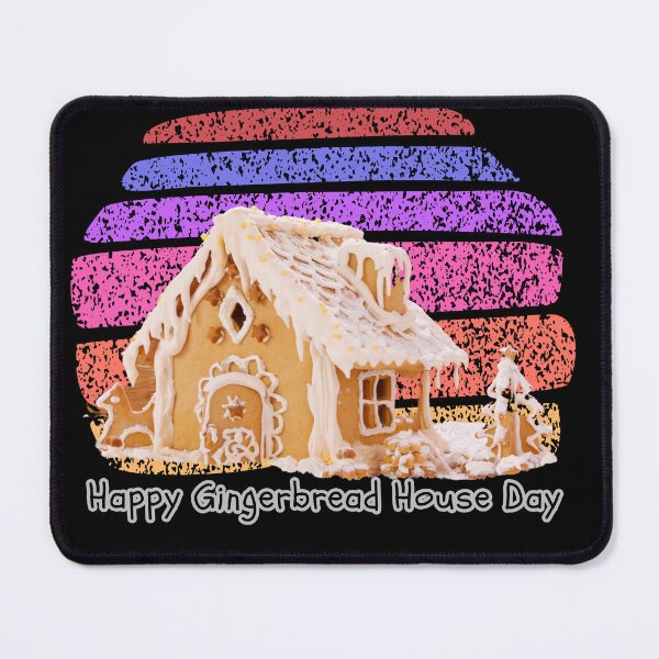 Item preview, "Gingerbread House Day" is a day when people around the world come together to build beautiful gingerbread houses and create fun during the Christmas festival. designed and sold by attakorn.