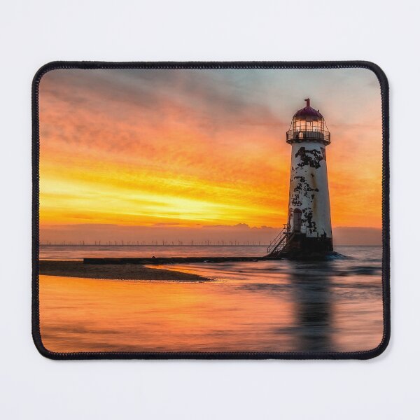 Item preview, Sunset At Talacre Lighthouse Wales designed and sold by AJEvans.