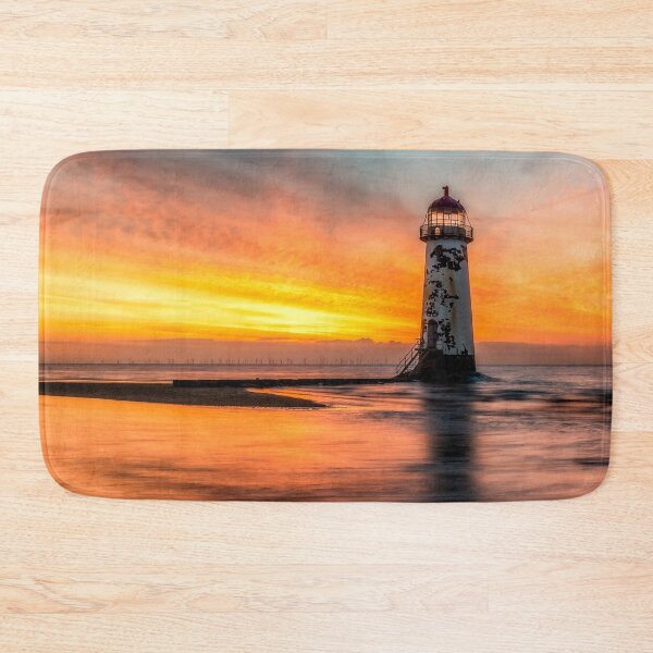Item preview, Sunset At Talacre Lighthouse Wales designed and sold by AJEvans.