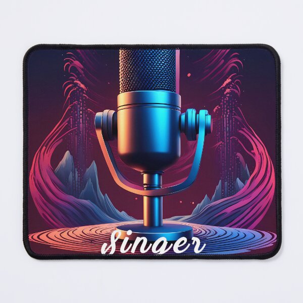 Item preview, Microphone large design Singer lettering designed and sold by Salimgor Hangaround Music.