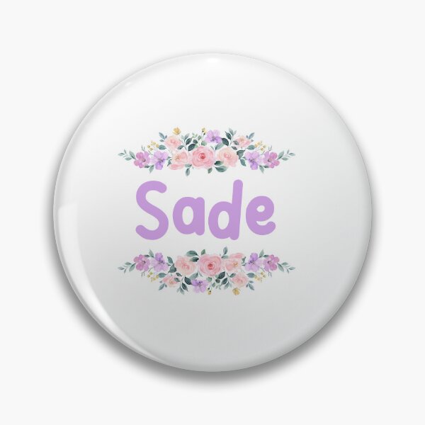 Item preview, Purple Flower Sade Name Label designed and sold by NormadWorld.