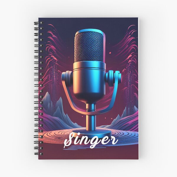 Item preview, Microphone large design Singer lettering designed and sold by Salimgor Hangaround Music.