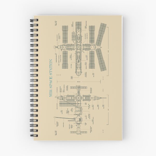 Item preview, Mir Space Station. Crewed Spaceflight Program (Parchment) designed and sold by BGALAXY.