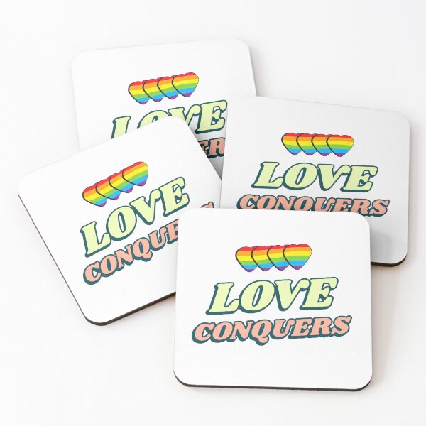 Item preview, Love Conquers designed and sold by PrintCulture One.