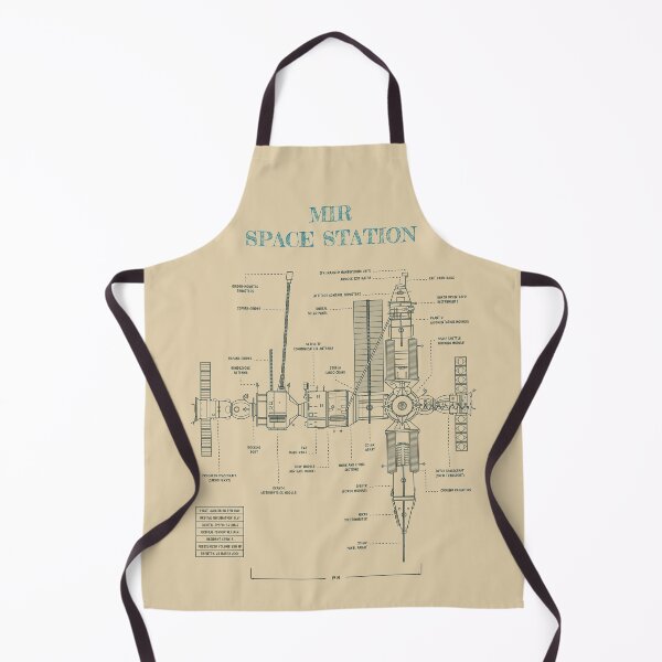 Item preview, Mir Space Station. Crewed Spaceflight Program (Parchment) designed and sold by BGALAXY.