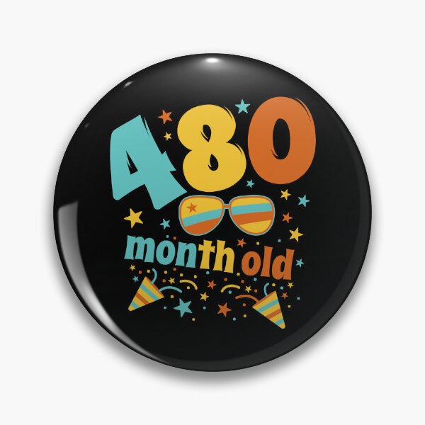 Item preview, Funny 40th Birthday, 480 month old  designed and sold by iclipart.