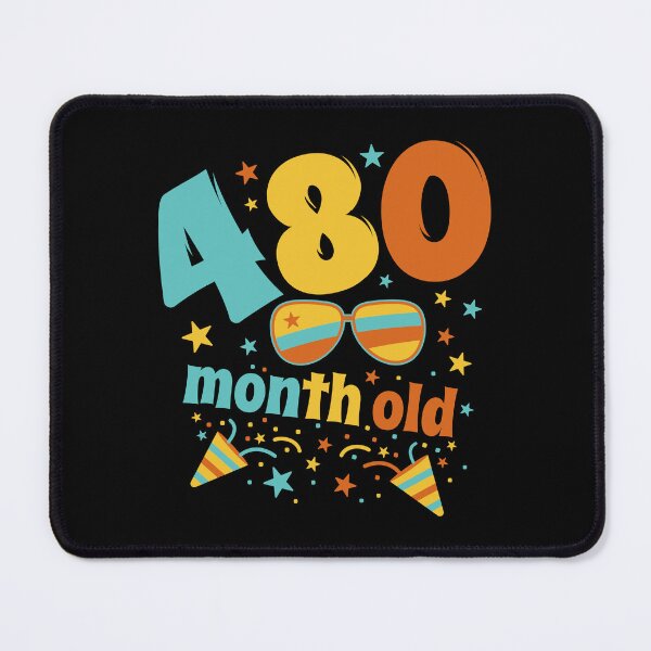 Item preview, Funny 40th Birthday, 480 month old  designed and sold by iclipart.