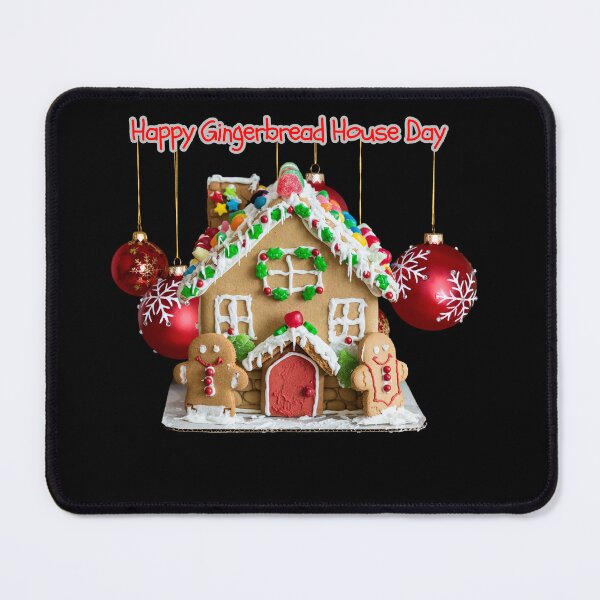 Item preview, "Gingerbread House Day" is a day when people around the world come together to build beautiful gingerbread houses and create fun during the Christmas festival. designed and sold by attakorn.