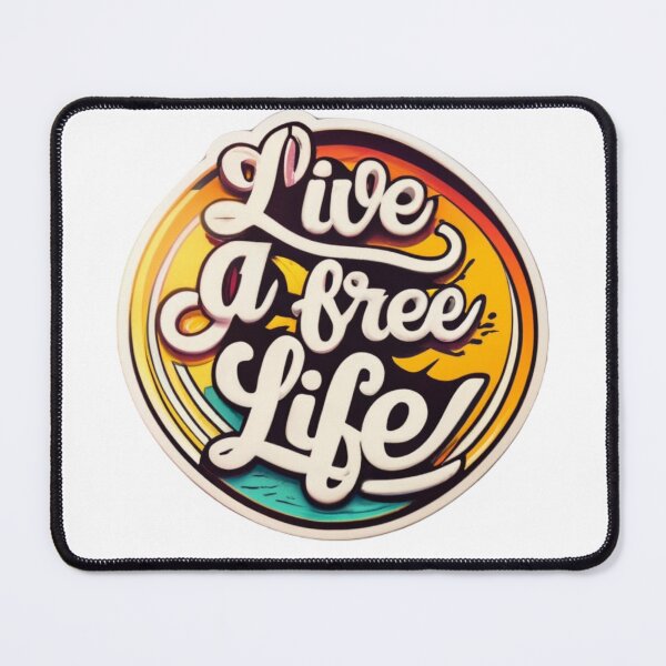 Item preview, Live A Free Life designed and sold by AImonk.