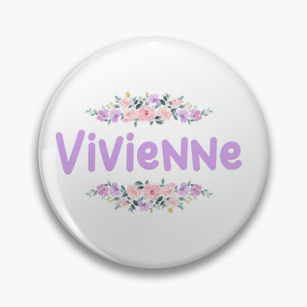 Item preview, Purple Flower Vivienne Name Label designed and sold by NormadWorld.