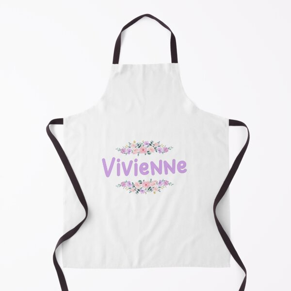 Item preview, Purple Flower Vivienne Name Label designed and sold by NormadWorld.