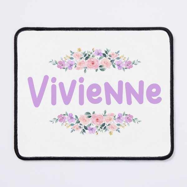 Item preview, Purple Flower Vivienne Name Label designed and sold by NormadWorld.