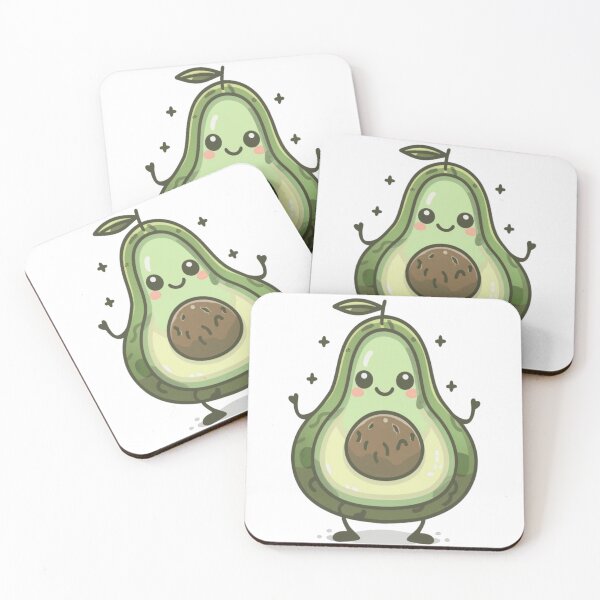 Item preview, avocado kawaii designed and sold by unicornunicorn.