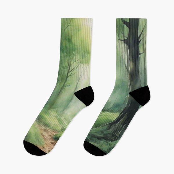 Item preview, Rabbit in Green forest_watercolour designed and sold by shokA Design.