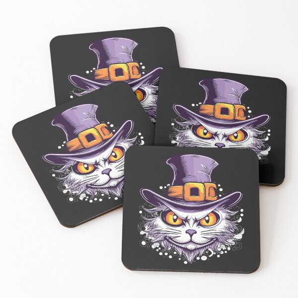 Item preview, Spooky Cat Elegance: Bold Outlines and Whimsy designed and sold by DigitalGraphic1.