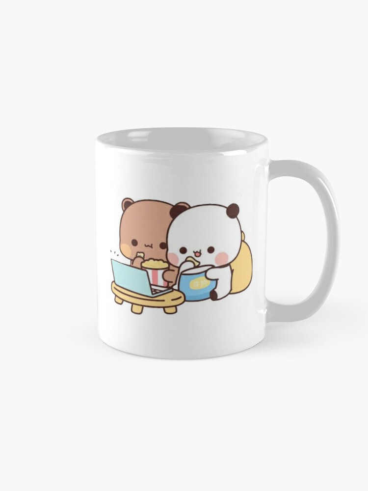 1 pcs Cute Mugs Double Wall Glass Coffee Glass Cup Kawaii Bear Tea Milk Cup  Funny Mug Animal Mug Aesthetic Cup for Office and Personal Birthday Gift 