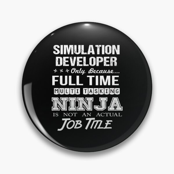 Item preview, Simulation Developer - Multitasking Ninja designed and sold by analisanta.