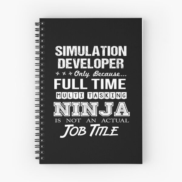 Item preview, Simulation Developer - Multitasking Ninja designed and sold by analisanta.