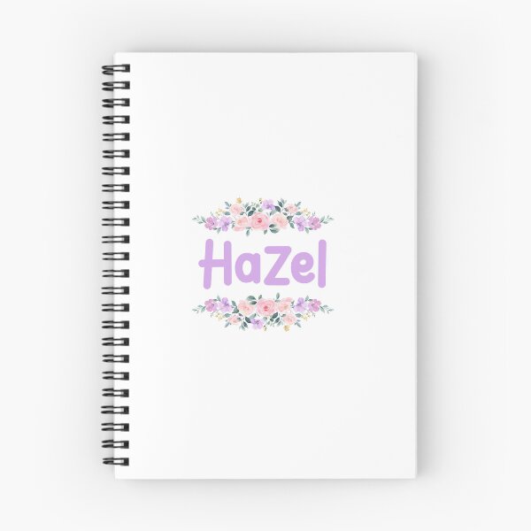 Item preview, Purple Flower Hazel Name Label designed and sold by NormadWorld.