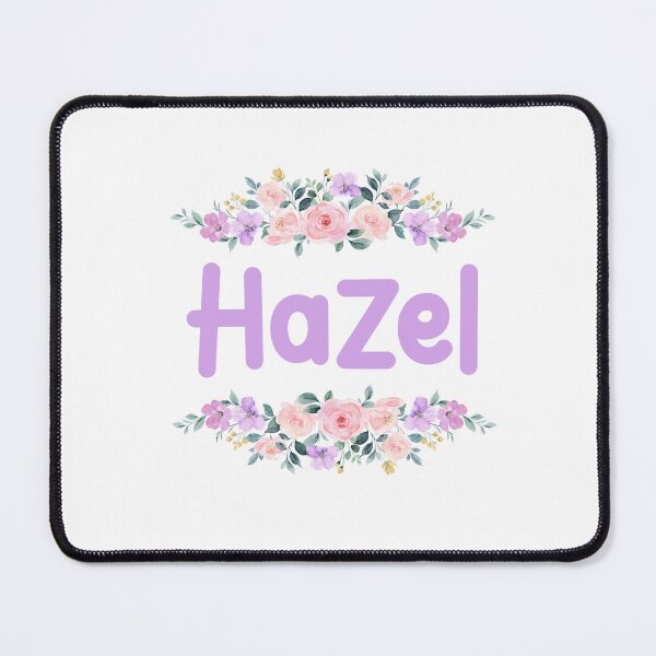 Item preview, Purple Flower Hazel Name Label designed and sold by NormadWorld.