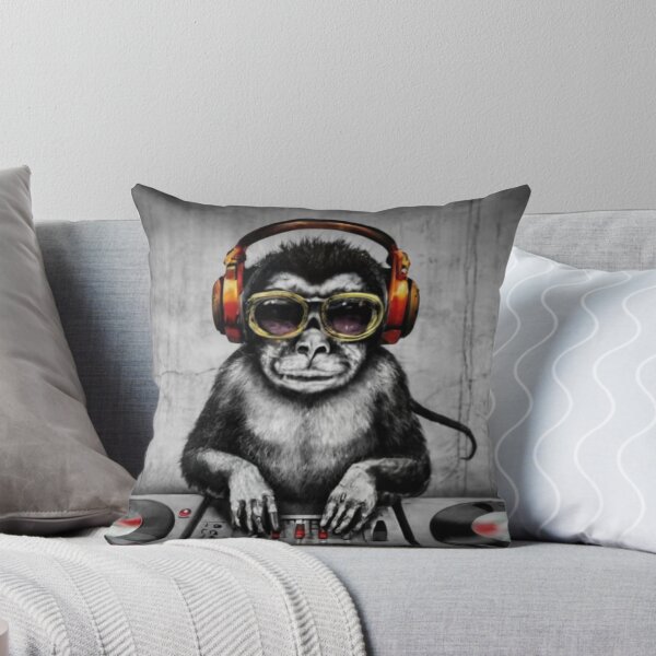 Item preview, Dj Monkey Stencil Graffiti designed and sold by Bomax121.