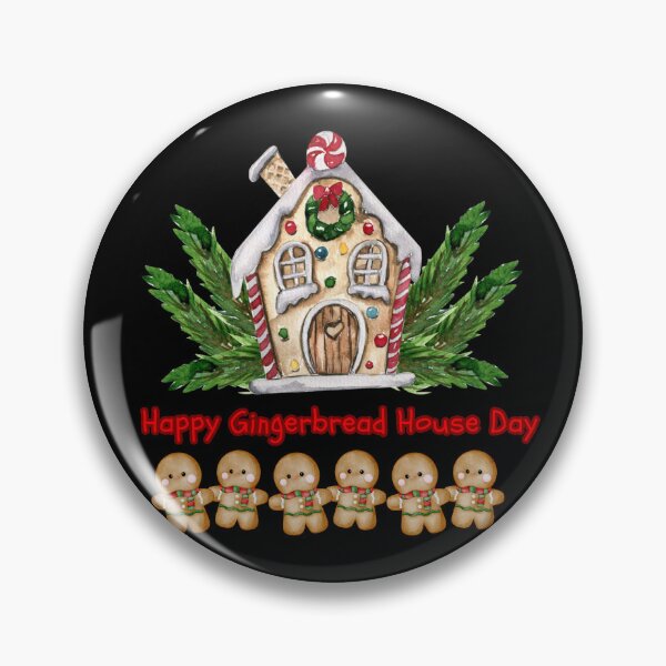 Item preview, "Gingerbread House Day" is a day when people around the world come together to build beautiful gingerbread houses and create fun during the Christmas festival. designed and sold by attakorn.