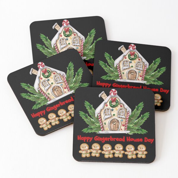 Item preview, "Gingerbread House Day" is a day when people around the world come together to build beautiful gingerbread houses and create fun during the Christmas festival. designed and sold by attakorn.