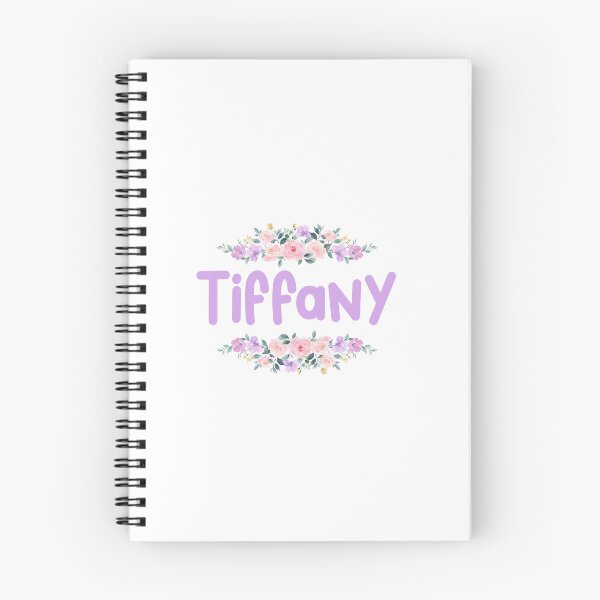 Item preview, Purple Flower Tiffany Name Label designed and sold by NormadWorld.