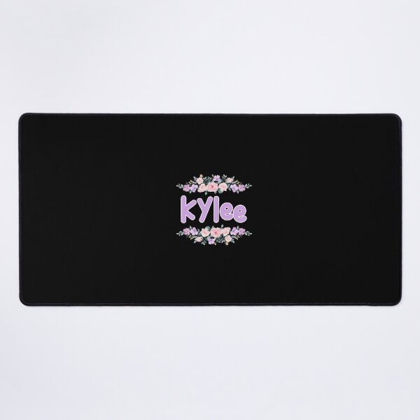 Item preview, Purple Flower Kylee Name Label (Black) designed and sold by NormadWorld.