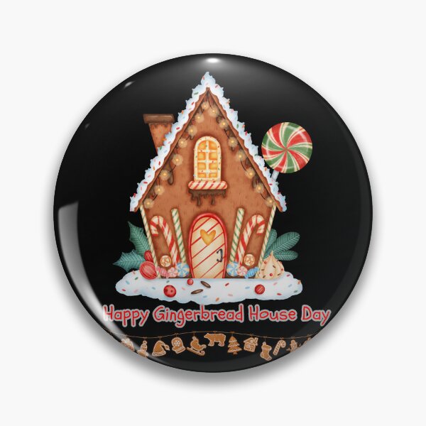 Item preview, "Gingerbread House Day" is a day when people around the world come together to build beautiful gingerbread houses and create fun during the Christmas festival. designed and sold by attakorn.