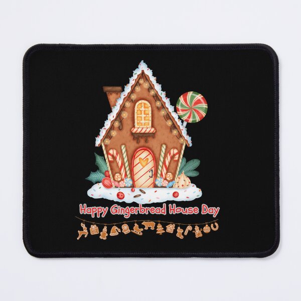 Item preview, "Gingerbread House Day" is a day when people around the world come together to build beautiful gingerbread houses and create fun during the Christmas festival. designed and sold by attakorn.