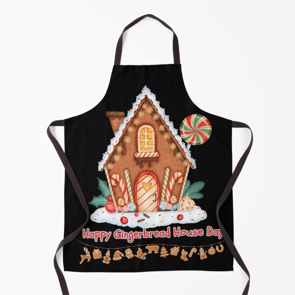 Item preview, "Gingerbread House Day" is a day when people around the world come together to build beautiful gingerbread houses and create fun during the Christmas festival. designed and sold by attakorn.