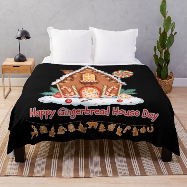 Item preview, "Gingerbread House Day" is a day when people around the world come together to build beautiful gingerbread houses and create fun during the Christmas festival. designed and sold by attakorn.