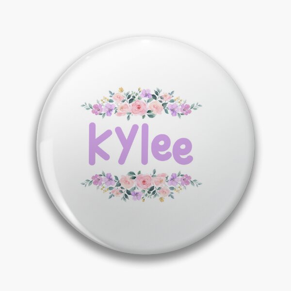 Item preview, Purple Flower Kylee Name Label designed and sold by NormadWorld.
