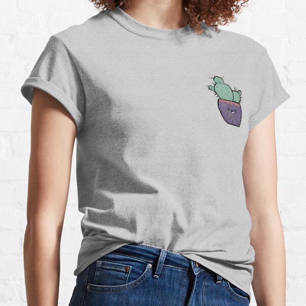 Happy pot with cactus watches ballet. Classic T-Shirt