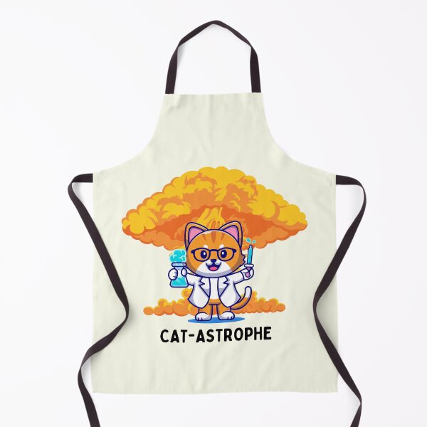 Item preview, Explosive Discovery: The Mad Scientist Cat designed and sold by RuyaFab.