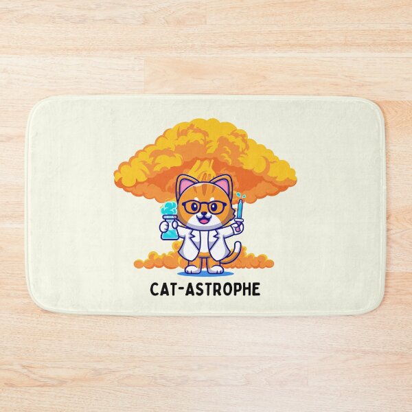 Item preview, Explosive Discovery: The Mad Scientist Cat designed and sold by RuyaFab.