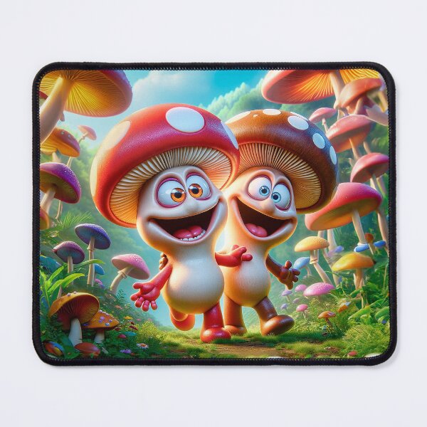 Item preview, Mushroom Mirth in Magic Glade designed and sold by nautilusart.