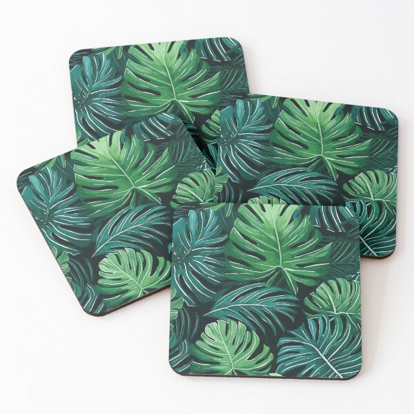 Item preview, Monstera Tropical Garden with Vibrant Flowers designed and sold by HisoTorDesign.
