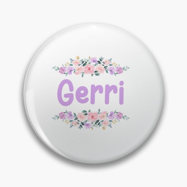 Item preview, Purple Flower Gerri Name Label designed and sold by NormadWorld.