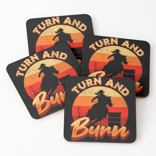 Item preview, Turn and Burn Barrel Racing designed and sold by Studio Bankai.