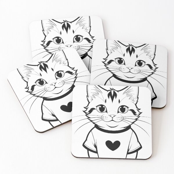Item preview, Cat in t shirts design  designed and sold by Kulpi6147.