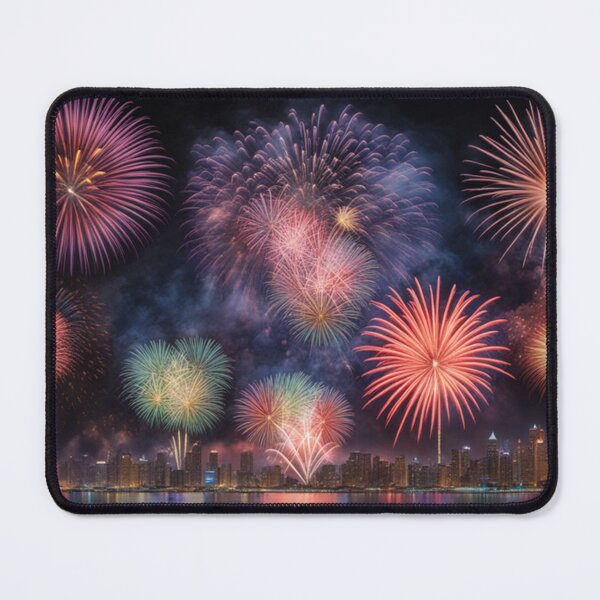 Item preview, show of fireworks for happy new year designed and sold by Planet Designs.