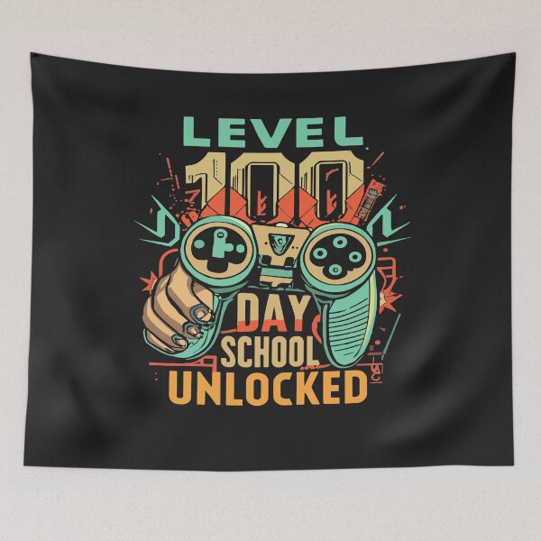 Artikelvorschau, Video-Gamer-Student 100. Tag Lehrer 100 Tage Schule entworfen und verkauft von Pitchou07.