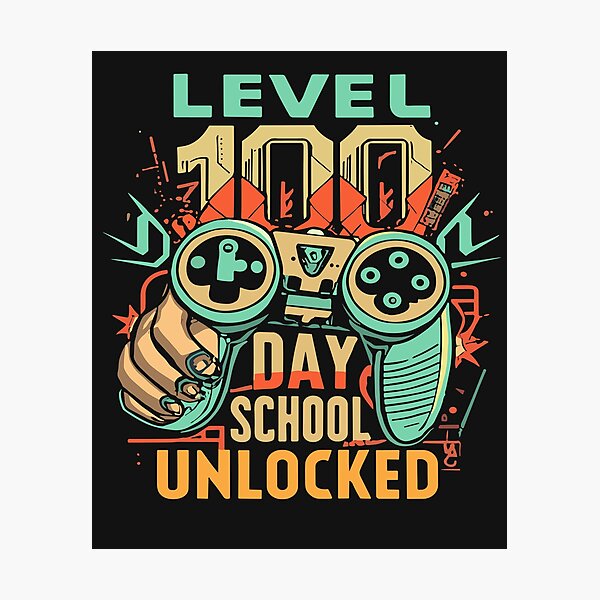 Item preview, Video Gamer Student 100th Day Teacher 100 Days of School designed and sold by Pitchou07.